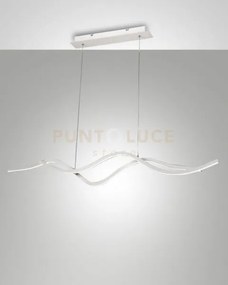 Sinuo lampadario a sospensione bianca a led 3000k - 36w - 3880 lm d...