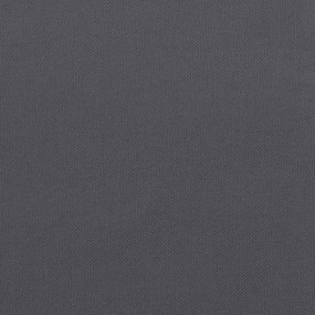 Cuscino per Panca Antracite 100x50x3 cm in Tessuto Oxford