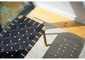 Panchina di colore nero/naturale Klupa - Gazzda