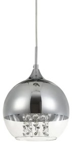 Maytoni P140-PL-110-1-N - Lampadario a sospensione con filo FERMI 1xE27/60W/230V cromo