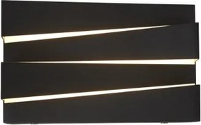 Searchlight 86410BK - Applique LED SECTION LED/18W/230V nero