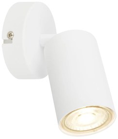 Faretto Moderno Tib Metallo Bianco Opaco 1 Luce Gu10