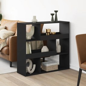 Divisorio Nero 100x33x94,5 Cm İn Truciolato /