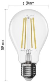 Lampadina LED dimmerabile FILAMENT A60 E27/7,5W/230V 2700K