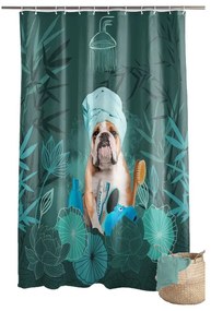 Tenda da doccia 180x200 cm Doggy zen - douceur d'intérieur
