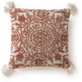 benuta Nest Copricuscino Elias Terracotta 45x45 cm - Tappeto design moderno soggiorno