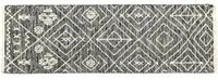 Tappeto moderno orlando, stile kilim, 100% cotone, multicoloree, 180x60cm