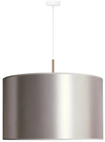 Duolla - Lampadario a sospensione con filo CANNES 1xE27/15W/230V diametro 50 cm argento/rame