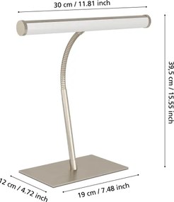 Eglo 901982 - Lampada da tavolo LED dimmerabile RICCIONE LED/5W/230V 2700/4000/6500K cromo