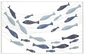 Decorazione da parete in metallo 96,5x61 cm Pesci - Mauro Ferretti