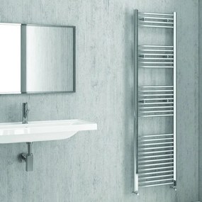 Kamalu - radiatore bagno cromo 1720x450mm modello kam-382c