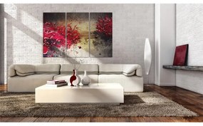 Quadro Splash rosso  Colore Grigio, Dimensioni e Misure 90x60
