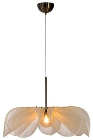 Markslöjd - Styrka Lampada a Sospensione Ø75 Beige/Antique Brass/Amber Markslöjd