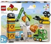 LEGO DUPLO CANTIERE EDILE CON BULLDOZER BETONIERA E GRU