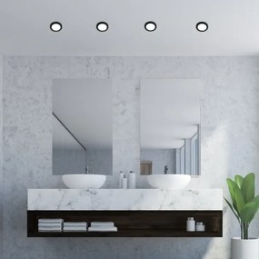 Rabalux 5274 - Lampada da incasso a LED per bagno COCO LED/3W/230V IP44 nero