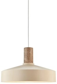 Nordlux - Lampadario a sospensione con filo ELVAS 1xE27/60W/230V diametro 37,5 cm beige