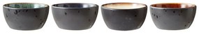 Ciotoline in set da portata nere in ceramica 4 pz 200 ml Gastro Black/Mix – Bitz