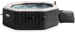 Intex - piscina idromassaggio gonfiabile 'pure spa jet bubble deluxe' nero 6 persone 211x211x71 cm - cod. 28462