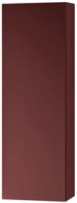 Pensile bagno Brera laccato opaco rosso jaipur, 1 anta apertura da sinistra P 17 x L 30 x H 90 cm