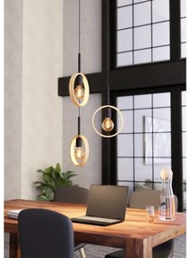 Eglo 43551 - Lampadario su corda IPSDEN 3xE27/40W/230V