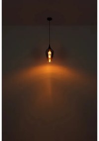 Globo 15552H3 - Lampadario a sospensione con filo LAVUS 1xE27/60W/230V diametro 18 cm nero