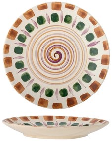 Piatto in gres verde-marrone ø 27 cm Shama - Bloomingville