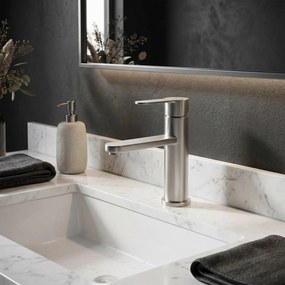 Rubinetto da bagno Rea Arcos Brush Nickel