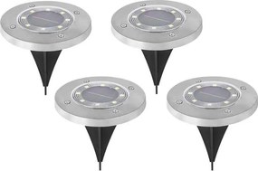 Set da 4 lampade solari a LED con sensore CLAVO LED/1xAAA 4000K IP44 300 mAh