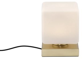 Lampada da tavolo in ottone con LED dimmerabile con tocco - Jano