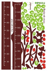 Adesivo per bambini - metro per porta o parete 60x190 cm Dreaming Tree - Ambiance