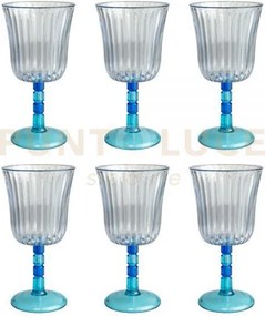 Set 6 calici ginevra trasparente