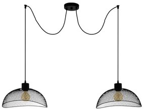 Eglo 43306 - Lampadario a sospensione con filo POMPEYA 2xE27/60W/230V ragno