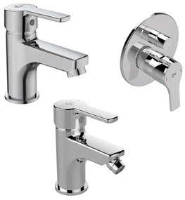 Set miscelatori lavabo bidet e doccia a incasso in ottone Ideal Standard   Idealstream