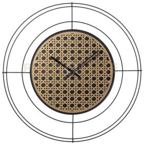 Orologio nudo piccolo vienna nero ,oro laccato in ferro diametro59cm