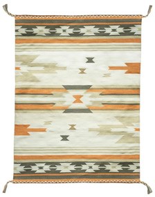 Tappeto reversibile per esterni in plastica riciclata , 90 x 150 cm Aztec - Green Decore