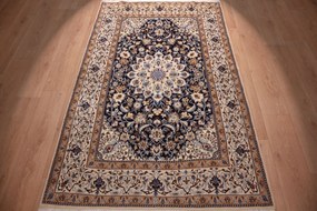 Nain Tappeto 130x210 (Iran) Annodato A Mano