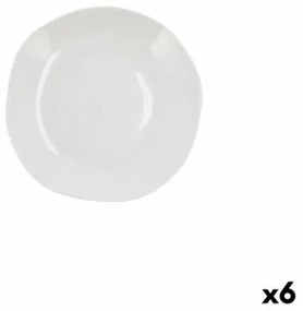 Piatto Fondo Ariane Earth Ceramica Bianco 23 cm (6 Unità)