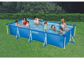 Piscina fuoriterra da giardino piscina montabile intex rettangolare altezza: 450-220-84
