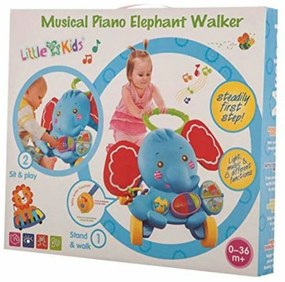 Deambulatore con ruote Activity Elefante Musica Luci