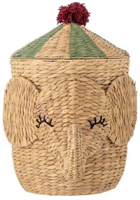 Cesta per giochi da bambino di colore naturale in giacinto d'acqua ø 35x50 cm Bobo – Bloomingville Mini