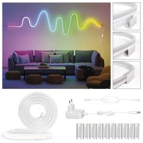 RGBIC Striscia LED dimmerabile GoSmart LED/24W/230V 3 m Wi-Fi Tuya