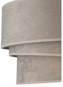 Duolla - Lampadario a sospensione con filo DEVON 1xE27/40W/230V diametro 45 cm grigio
