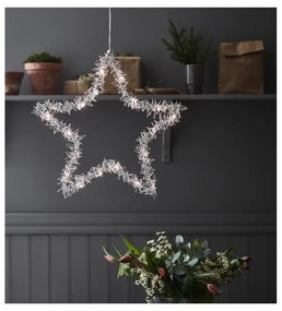Decorazione luminosa per esterni con motivo natalizio in argento ø 46 cm Tangle - Markslöjd