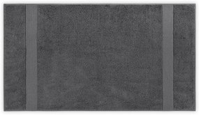 Asciugamano in cotone grigio scuro 50x30 cm Chicago - Foutastic