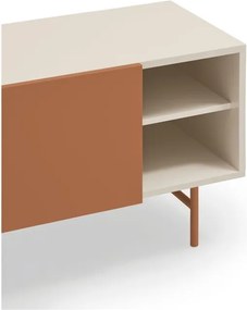 Tavolo TV in mattone/beige 180x56 cm Nube - Teulat