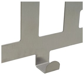 Appendiabiti in metallo argento opaco 32 cm Bath - Casa Selección