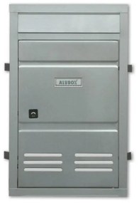 Sportello per cassetta postale ALUBOX  SC4 formato rivista in alluminio argento lucido L 29 x P 0 x H 46.5 cm