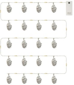 Catena luminosa con alimentazione a batteria numero lampadine 20 pz lunghezza totale 200 cm Molly Cone – Sirius