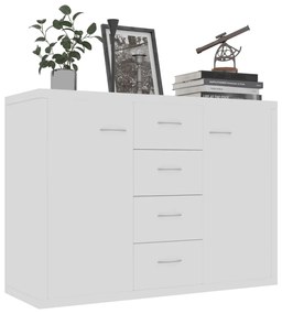 Credenza bianca 88x30x65 cm in truciolato