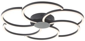 Brilliant - Plafoniera LED FICO LED/32W/230V diametro 65 cm nero